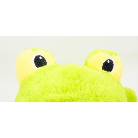 Spark Create Imagine Green Frog Croaking Ribbit Sound Plush Hand Puppet - Picture 9 of 9